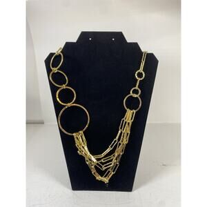 1AR UnoAerre Gold Toned Geometric Necklace